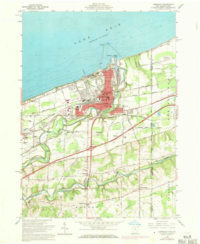 United States Geological Survey Conneaut, OH-PA (1960, 24000-Scale) digital map