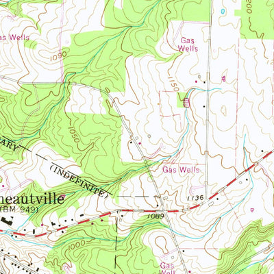 United States Geological Survey Conneautville, PA (1959, 24000-Scale) digital map