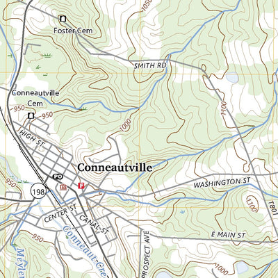 United States Geological Survey Conneautville, PA (2023, 24000-Scale) digital map