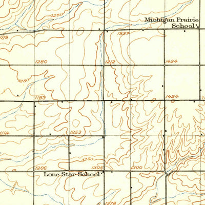United States Geological Survey Connell, WA (1916, 125000-Scale) digital map