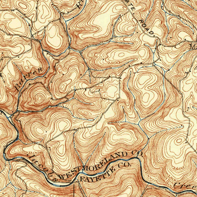 United States Geological Survey Connellsville, PA (1902, 62500-Scale) digital map