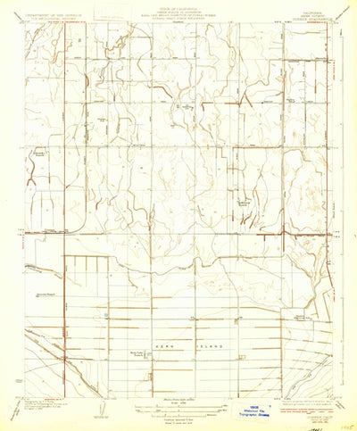 United States Geological Survey Conner, CA (1933, 31680-Scale) digital map