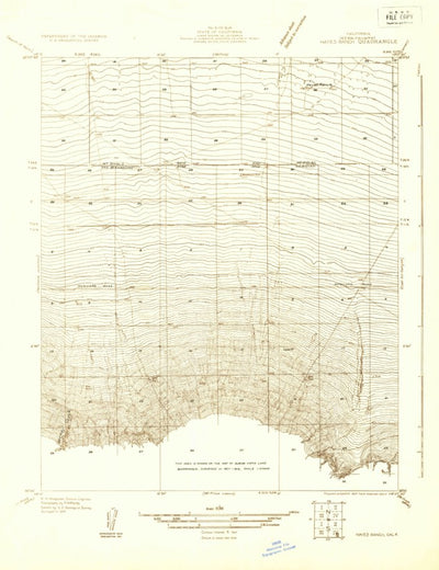 United States Geological Survey Conner SW, CA (1931, 31680-Scale) digital map