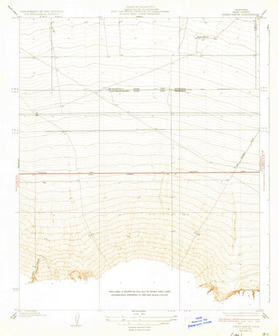 United States Geological Survey Conner SW, CA (1933, 31680-Scale) digital map