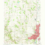United States Geological Survey Connersville, IN (1972, 24000-Scale) digital map