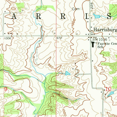 United States Geological Survey Connersville, IN (1972, 24000-Scale) digital map
