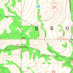 United States Geological Survey Connerville NE, OK (1967, 24000-Scale) digital map