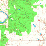 United States Geological Survey Connerville SE, OK (1967, 24000-Scale) digital map