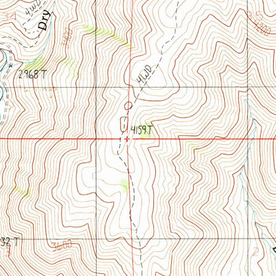United States Geological Survey Connor Creek, OR-ID (1987, 24000-Scale) digital map