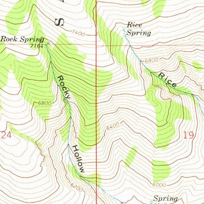 United States Geological Survey Connor Ridge, ID (1968, 24000-Scale) digital map