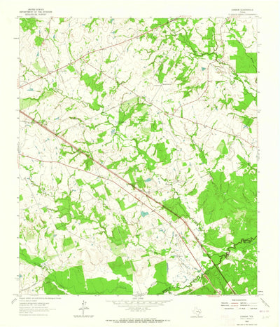United States Geological Survey Connor, TX (1962, 24000-Scale) digital map