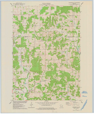 United States Geological Survey Connorsville, WI (1975, 24000-Scale) digital map