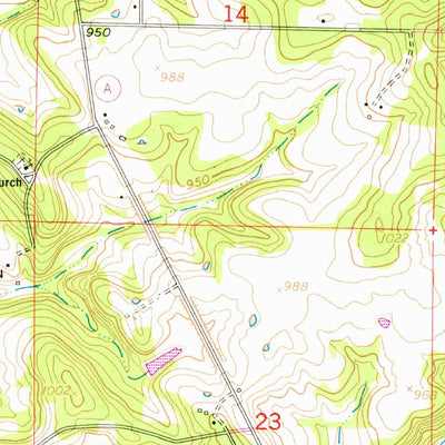 United States Geological Survey Conns Creek, MO (1954, 24000-Scale) digital map