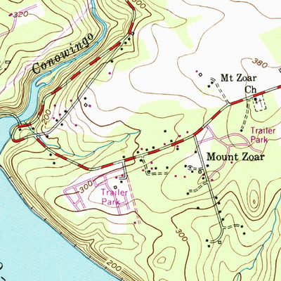 United States Geological Survey Conowingo Dam, MD-PA (1953, 24000-Scale) digital map