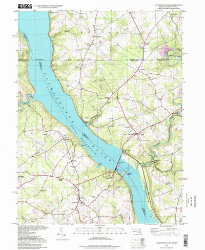 United States Geological Survey Conowingo Dam, MD-PA (1995, 24000-Scale) digital map