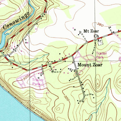 United States Geological Survey Conowingo Dam, MD-PA (1995, 24000-Scale) digital map