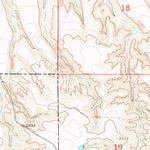 United States Geological Survey Conrad Butte, MT (1967, 24000-Scale) digital map
