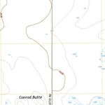 United States Geological Survey Conrad Butte, MT (2020, 24000-Scale) digital map