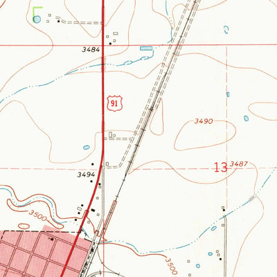 United States Geological Survey Conrad, MT (1967, 24000-Scale) digital map