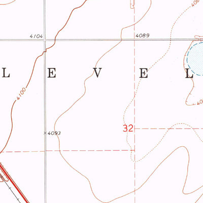 United States Geological Survey Conrad NW, OK (1971, 24000-Scale) digital map