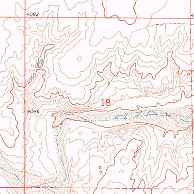United States Geological Survey Conrad NW, OK (1971, 24000-Scale) digital map