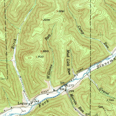 United States Geological Survey Conrad, PA (1947, 62500-Scale) digital map
