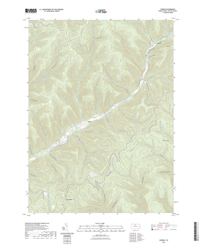 United States Geological Survey Conrad, PA (2023, 24000-Scale) digital map