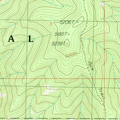 United States Geological Survey Conrad Peak, ID (1988, 24000-Scale) digital map