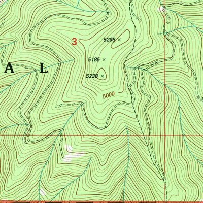 United States Geological Survey Conrad Peak, ID (1995, 24000-Scale) digital map
