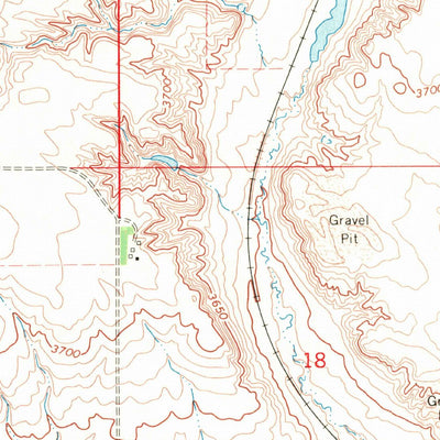 United States Geological Survey Conrad SW, MT (1967, 24000-Scale) digital map