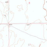 United States Geological Survey Conrad SW, OK-TX (1971, 24000-Scale) digital map