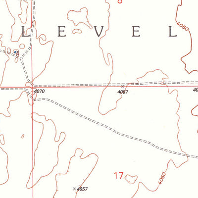 United States Geological Survey Conrad SW, OK-TX (1998, 24000-Scale) digital map