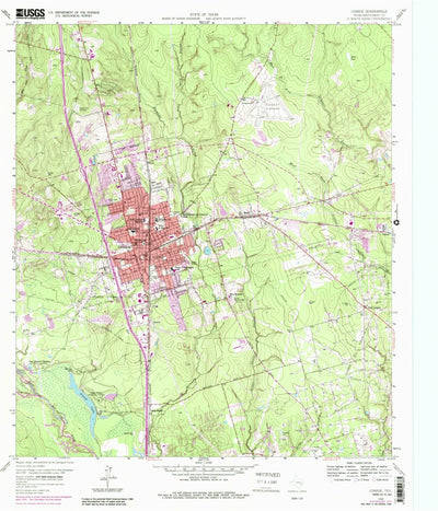 United States Geological Survey Conroe, TX (1958, 24000-Scale) digital map