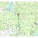 United States Geological Survey Conroe, TX (1985, 100000-Scale) digital map