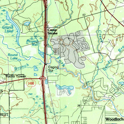 United States Geological Survey Conroe, TX (1985, 100000-Scale) digital map