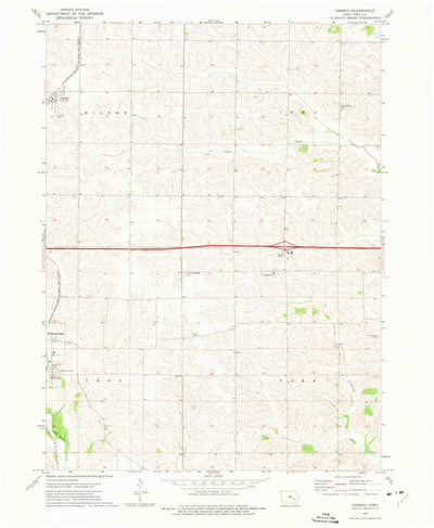 United States Geological Survey Conroy, IA (1973, 24000-Scale) digital map
