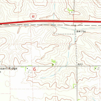 United States Geological Survey Conroy, IA (1973, 24000-Scale) digital map