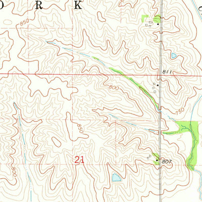 United States Geological Survey Conroy, IA (1973, 24000-Scale) digital map
