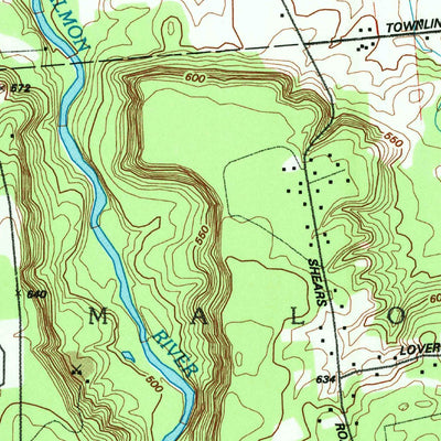 United States Geological Survey Constable, NY (1993, 24000-Scale) digital map