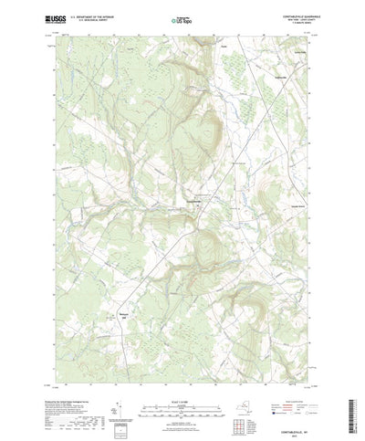 United States Geological Survey Constableville, NY (2023, 24000-Scale) digital map