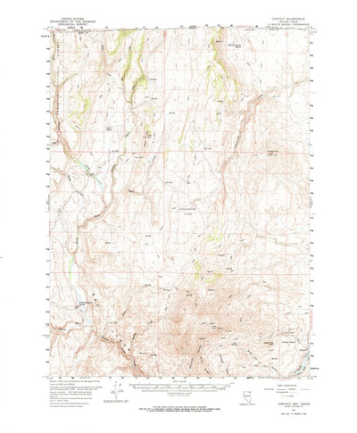 United States Geological Survey Contact, NV-ID (1957, 62500-Scale) digital map