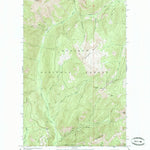 United States Geological Survey Continental Mountain, ID (1968, 24000-Scale) digital map