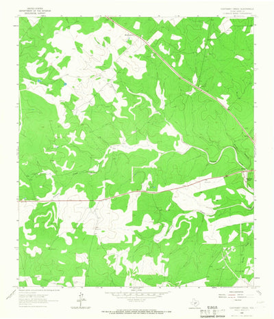 United States Geological Survey Contrary Creek, TX (1964, 24000-Scale) digital map
