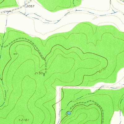 United States Geological Survey Contrary Creek, TX (1964, 24000-Scale) digital map