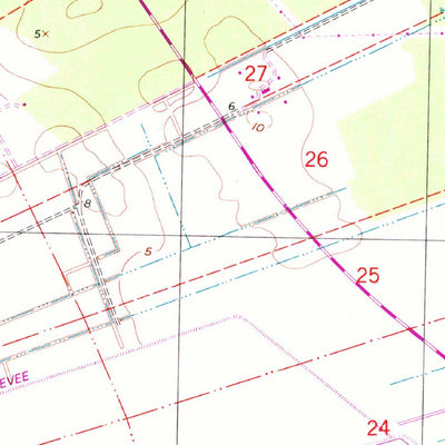 United States Geological Survey Convent, LA (1999, 24000-Scale) digital map