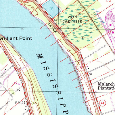 United States Geological Survey Convent, LA (1999, 24000-Scale) digital map