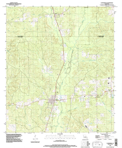 United States Geological Survey Converse, LA (1994, 24000-Scale) digital map