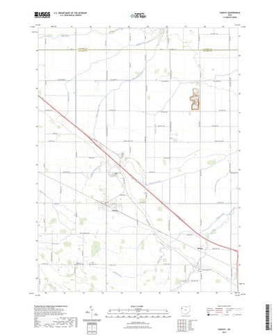 United States Geological Survey Convoy, OH (2023, 24000-Scale) digital map