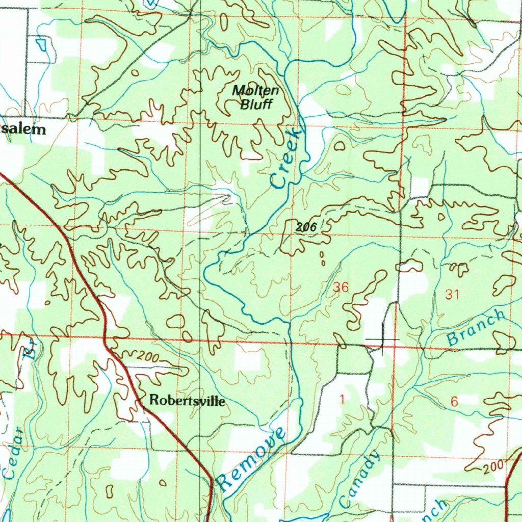 Conway, AR (1983, 100000-Scale) Map by United States Geological Survey ...