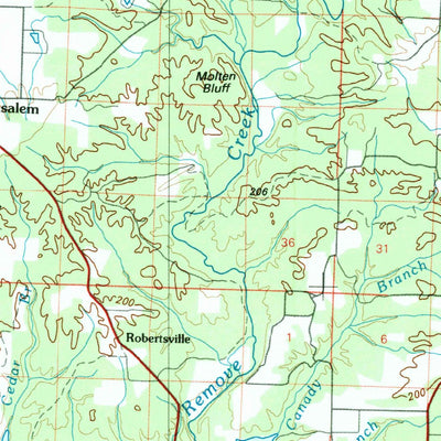 United States Geological Survey Conway, AR (1983, 100000-Scale) digital map